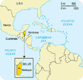 Belize Map